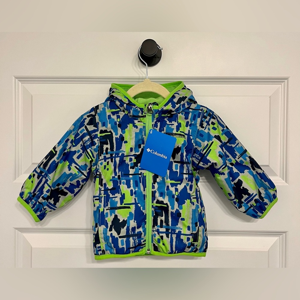NWT Columbia Infant Mini Pixel Grabber II Wind Jacket